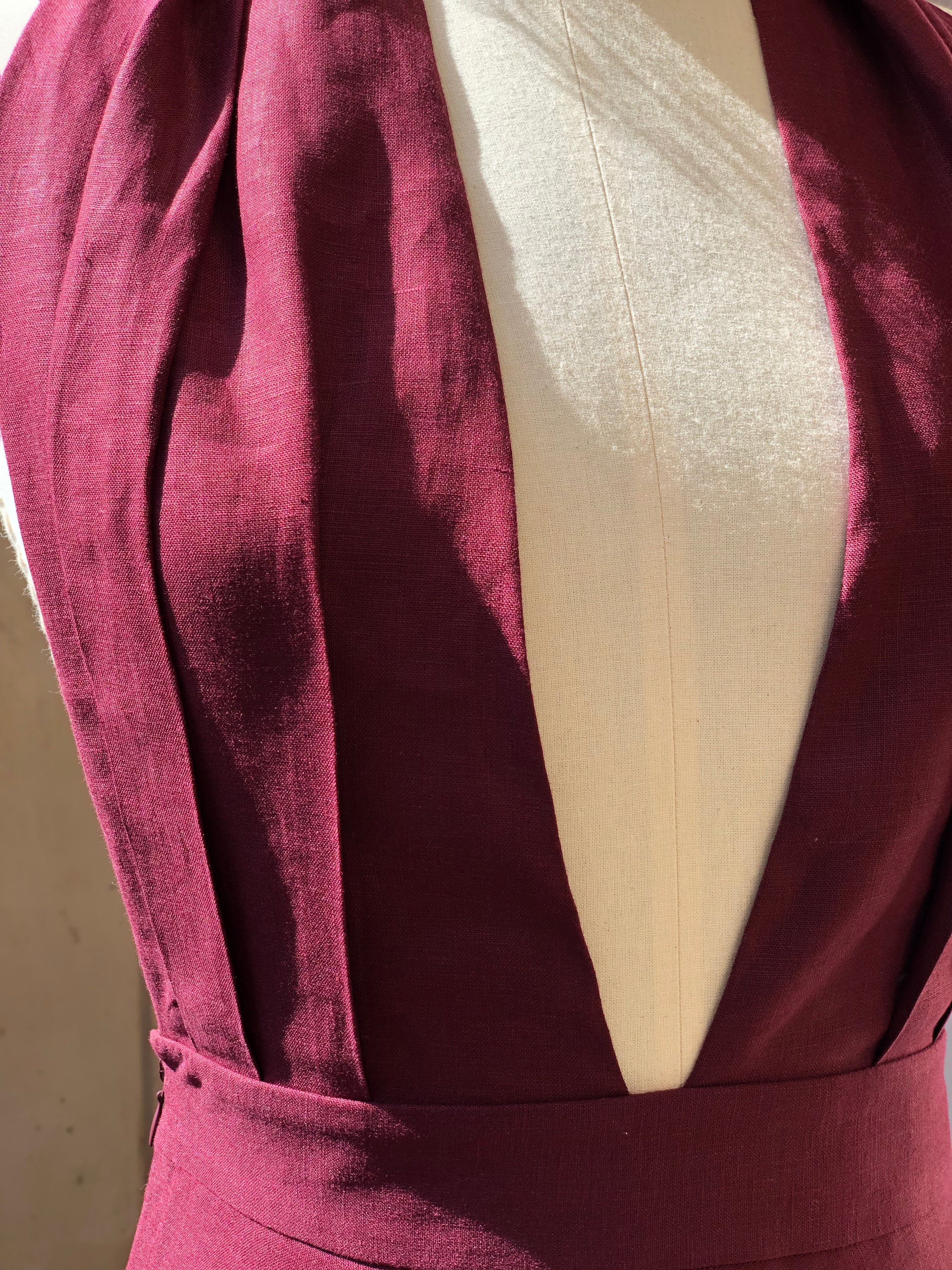 Clotilde - Burgundy